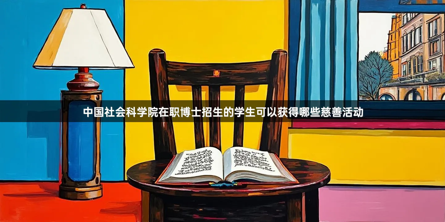 中国社会科学院在职博士招生的学生可以获得哪些慈善活动
