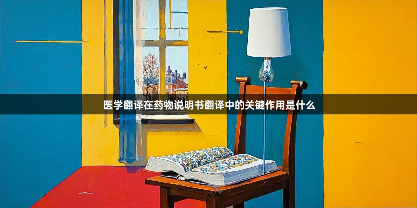 医学翻译在药物说明书翻译中的关键作用是什么