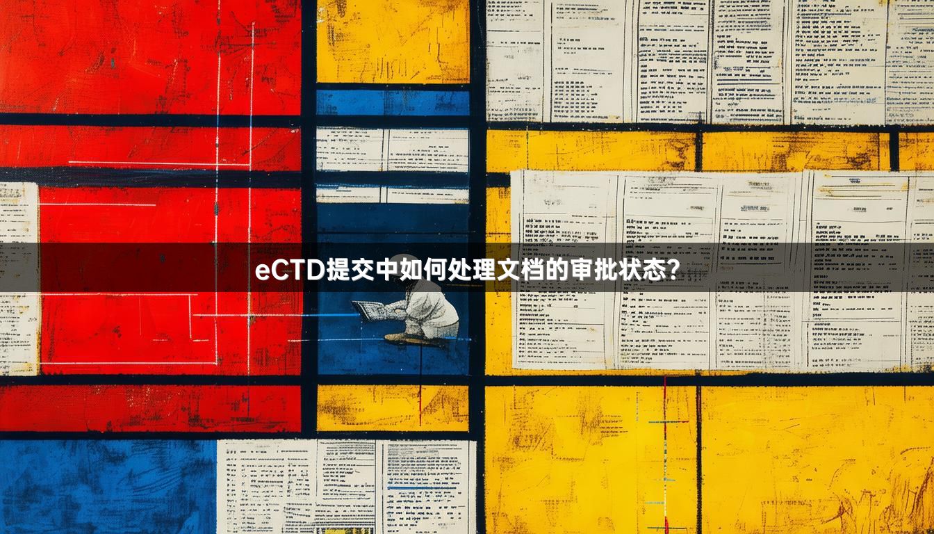 eCTD提交中如何处理文档的审批状态？