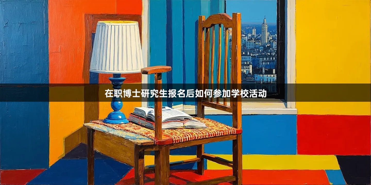 在职博士研究生报名后如何参加学校活动