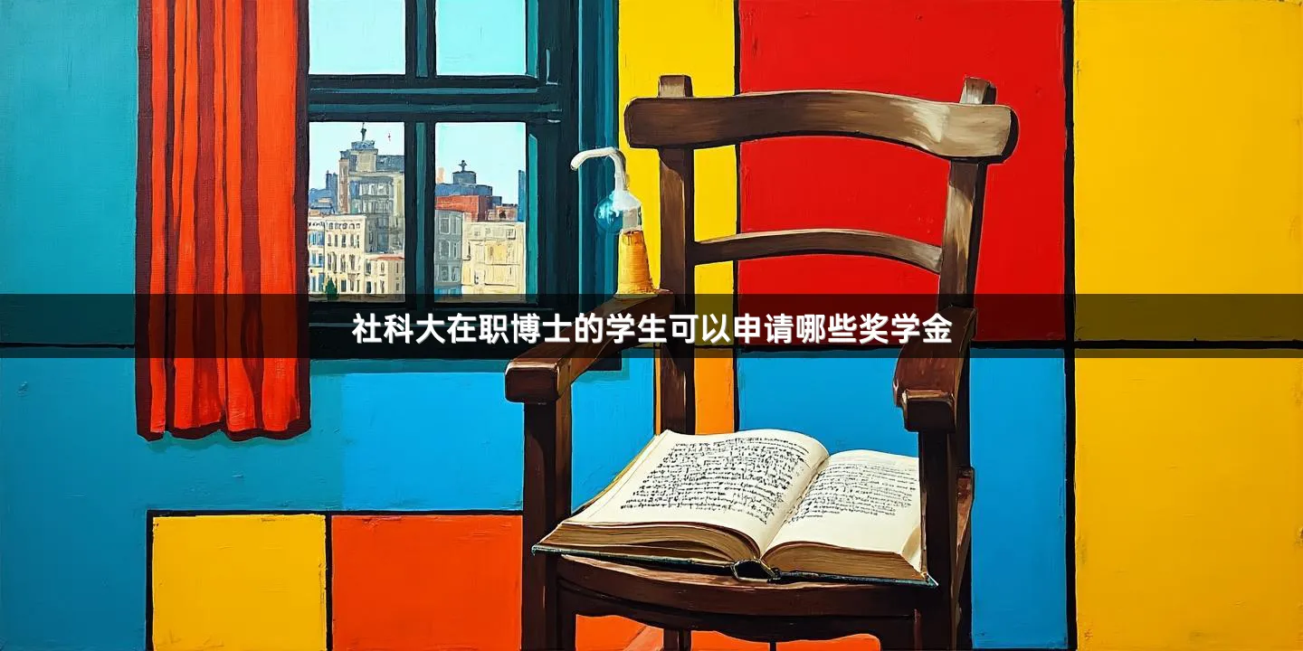 社科大在职博士的学生可以申请哪些奖学金