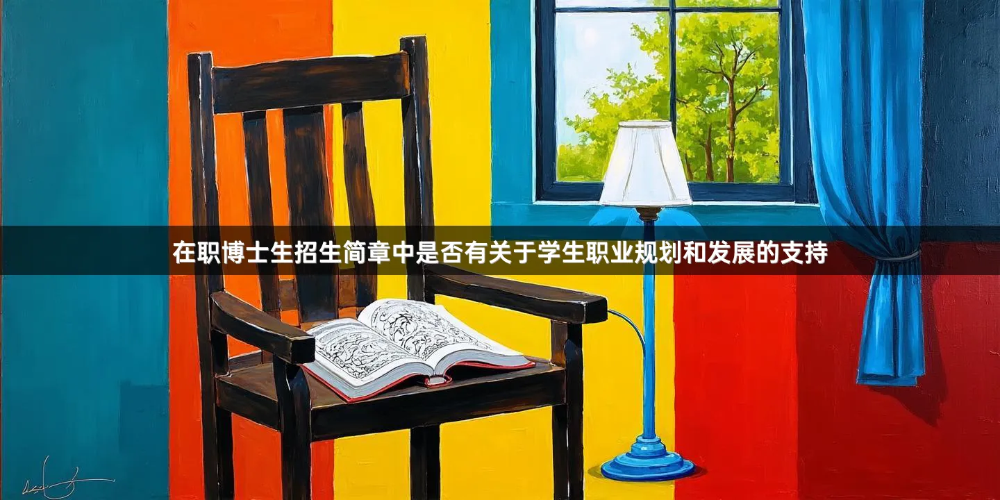 在职博士生招生简章中是否有关于学生职业规划和发展的支持