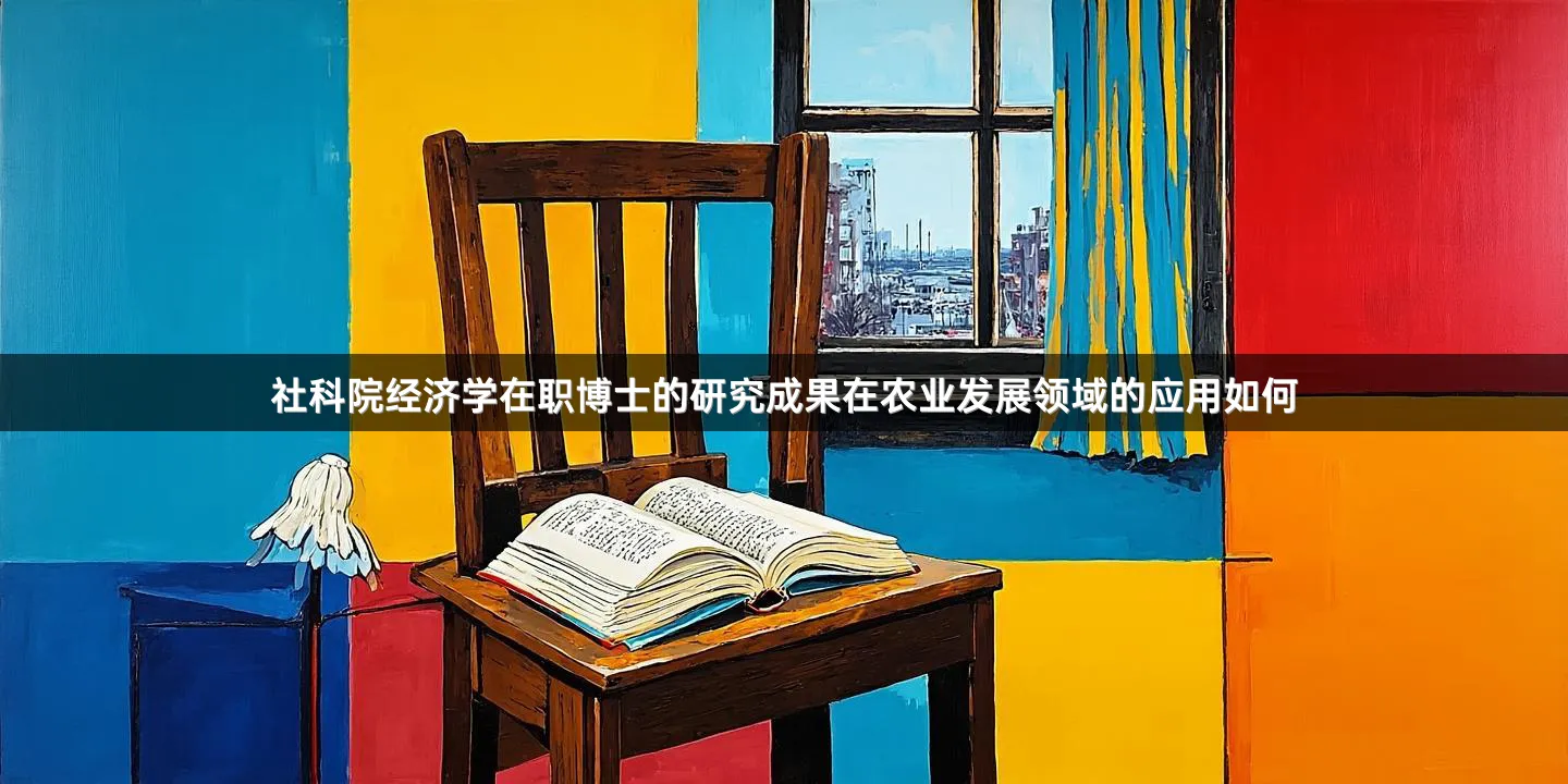 社科院经济学在职博士的研究成果在农业发展领域的应用如何