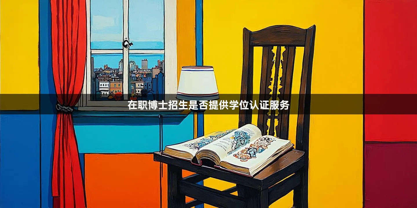 在职博士招生是否提供学位认证服务