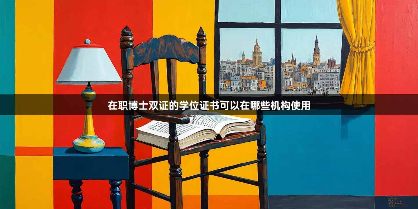在职博士双证的学位证书可以在哪些机构使用