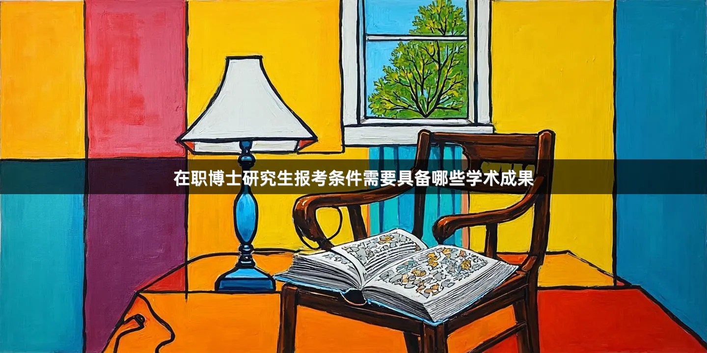在职博士研究生报考条件需要具备哪些学术成果