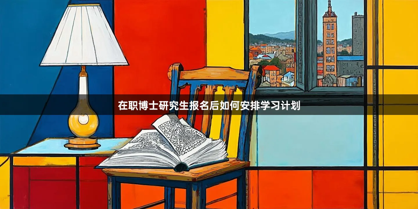 在职博士研究生报名后如何安排学习计划