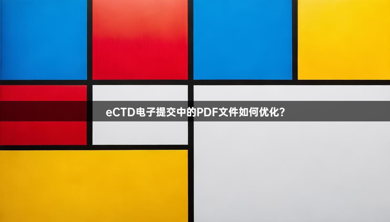 eCTD电子提交中的PDF文件如何优化？