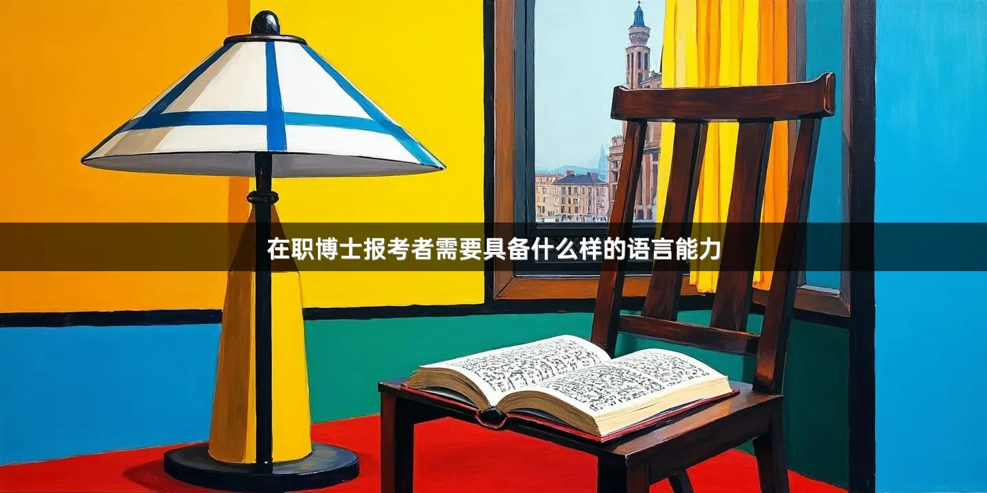 在职博士报考者需要具备什么样的语言能力