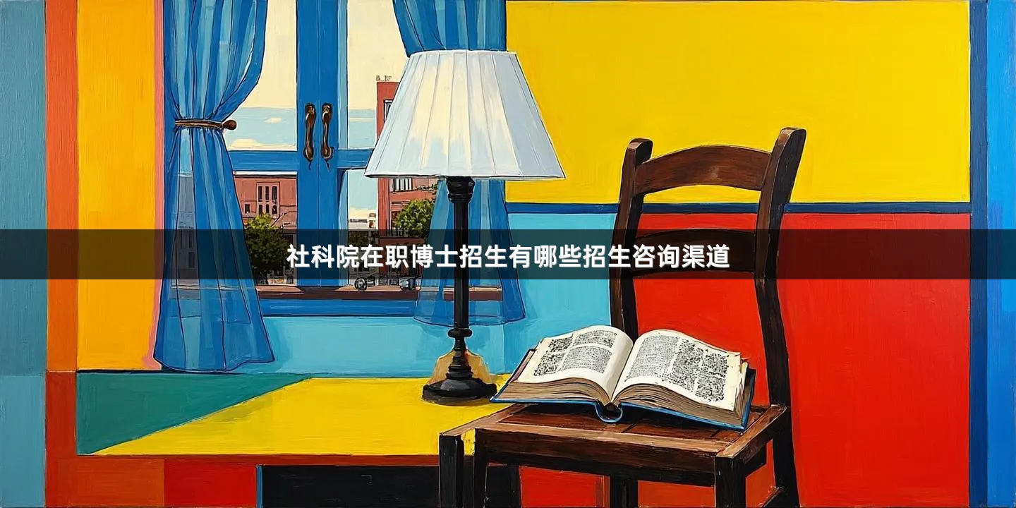 社科院在职博士招生有哪些招生咨询渠道