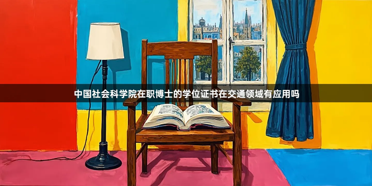 中国社会科学院在职博士的学位证书在交通领域有应用吗