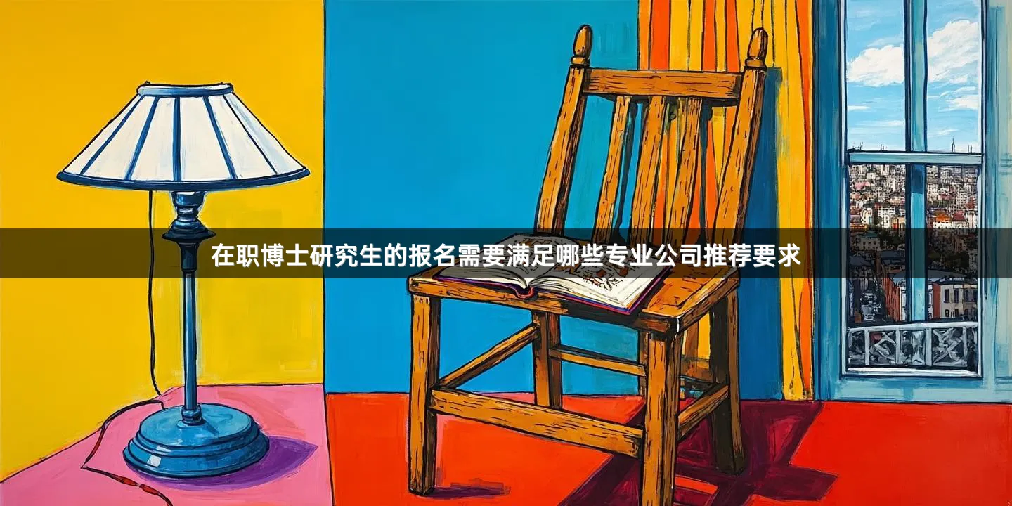 在职博士研究生的报名需要满足哪些专业公司推荐要求