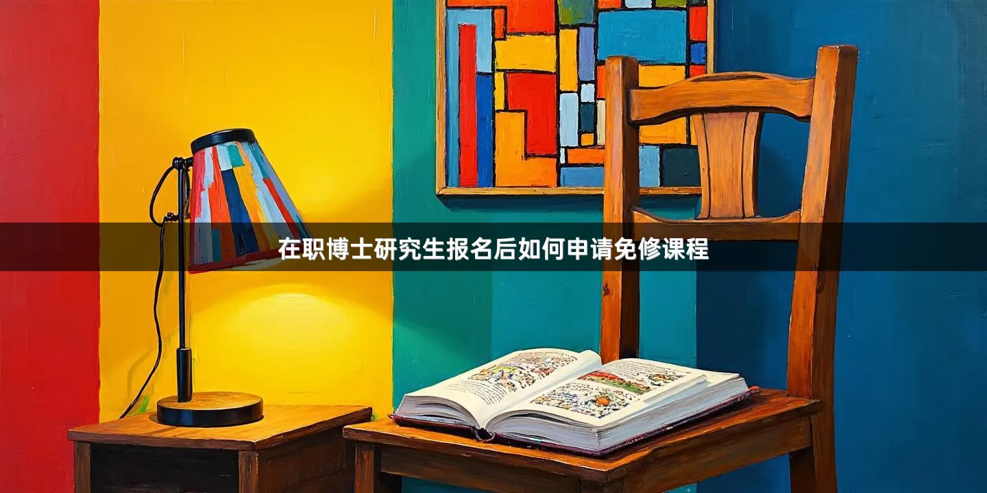 在职博士研究生报名后如何申请免修课程