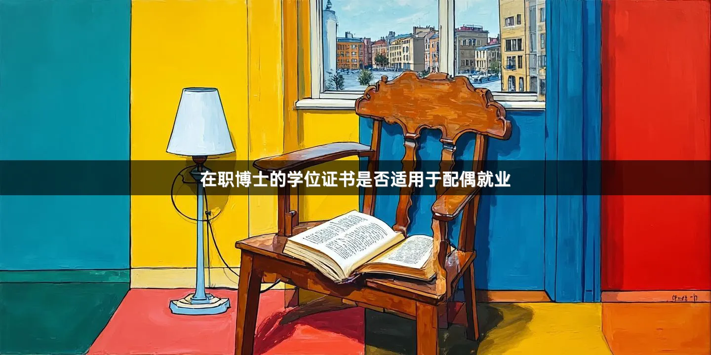 在职博士的学位证书是否适用于配偶就业