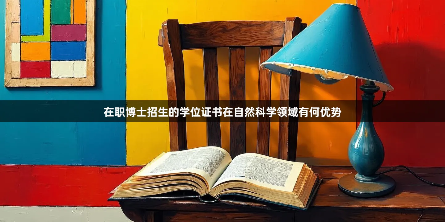 在职博士招生的学位证书在自然科学领域有何优势
