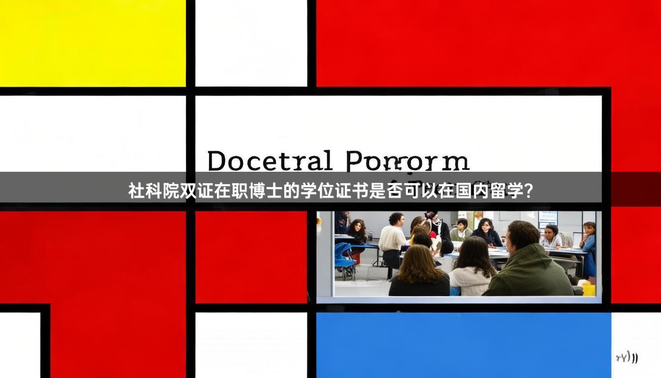 社科院双证在职博士的学位证书是否可以在国内留学？