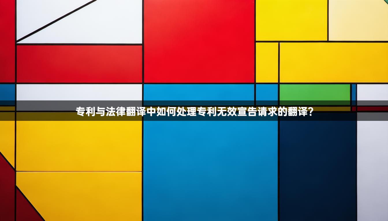 专利与法律翻译中如何处理专利无效宣告请求的翻译？