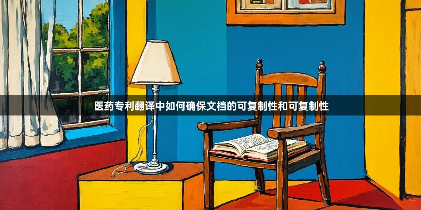 医药专利翻译中如何确保文档的可复制性和可复制性