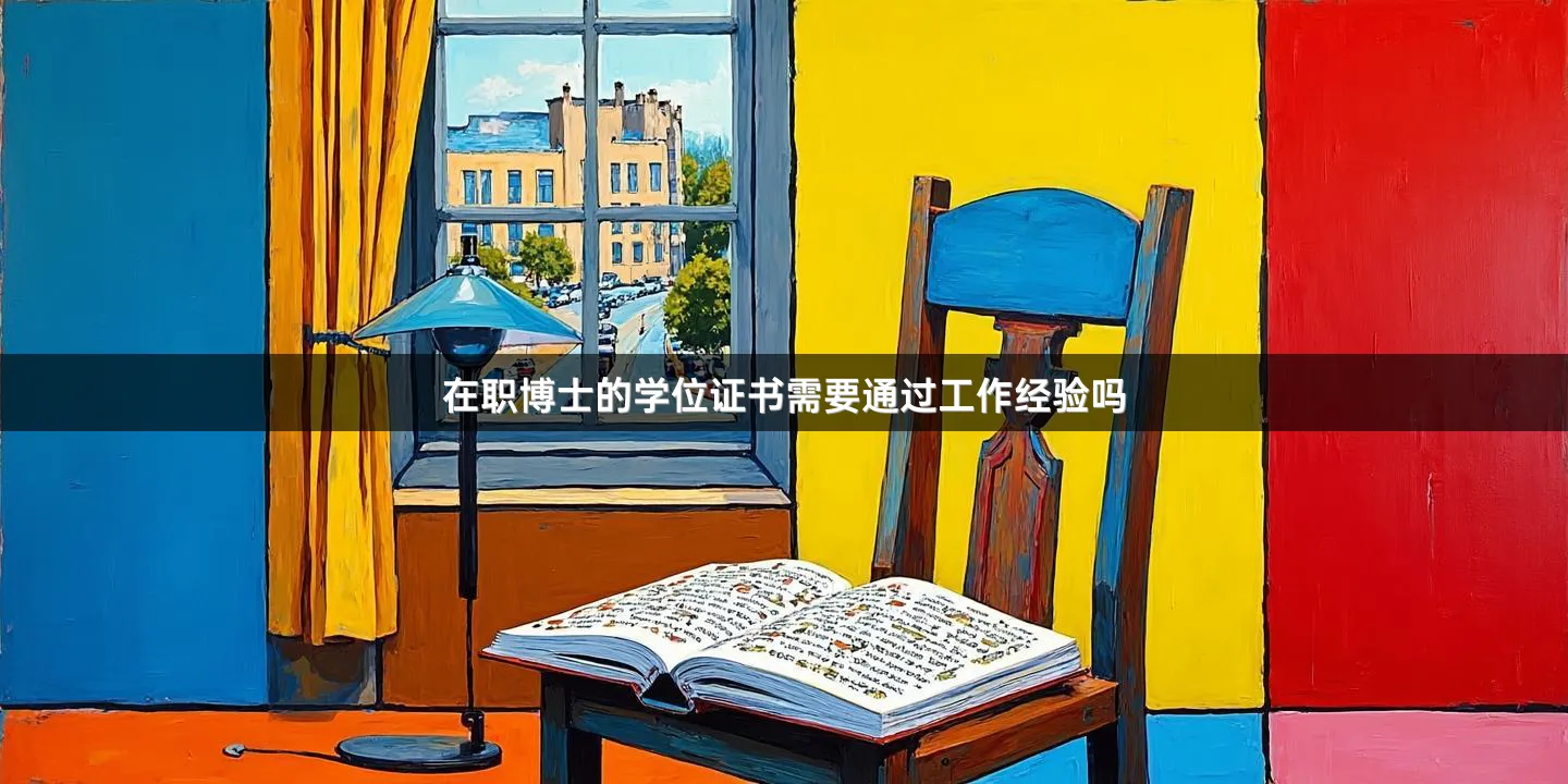 在职博士的学位证书需要通过工作经验吗