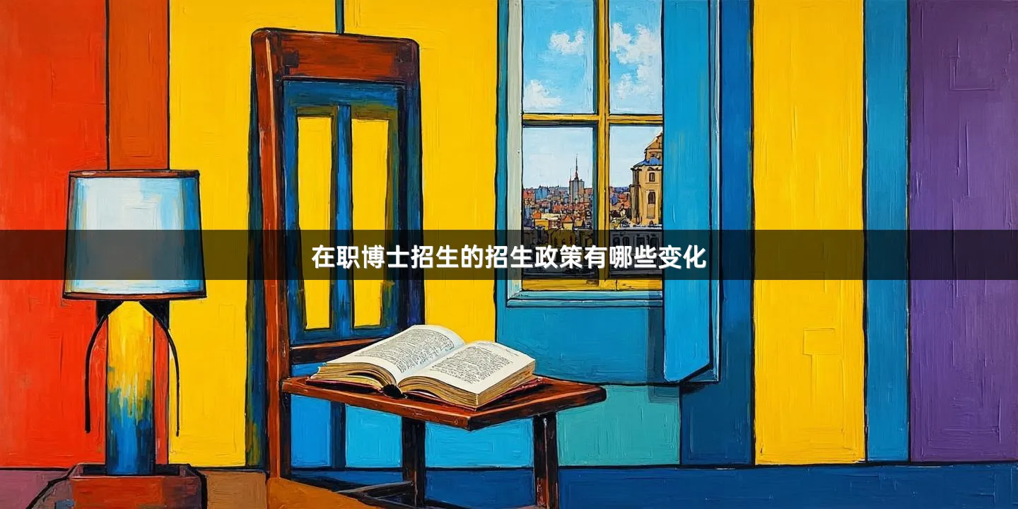 在职博士招生的招生政策有哪些变化