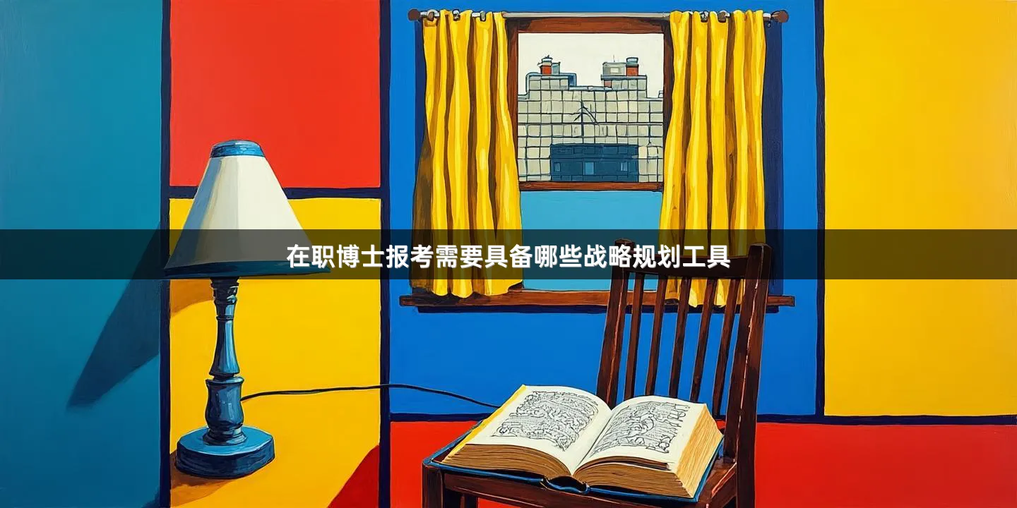 在职博士报考需要具备哪些战略规划工具
