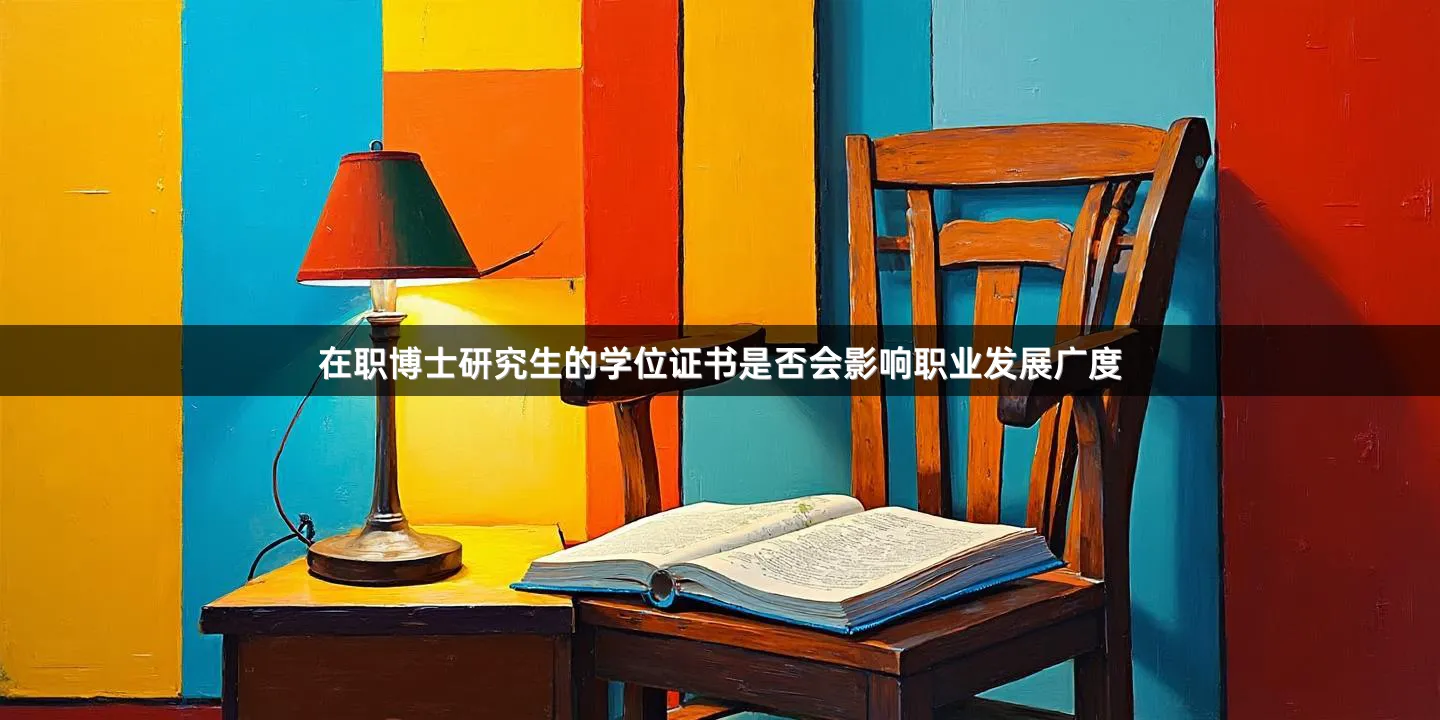 在职博士研究生的学位证书是否会影响职业发展广度