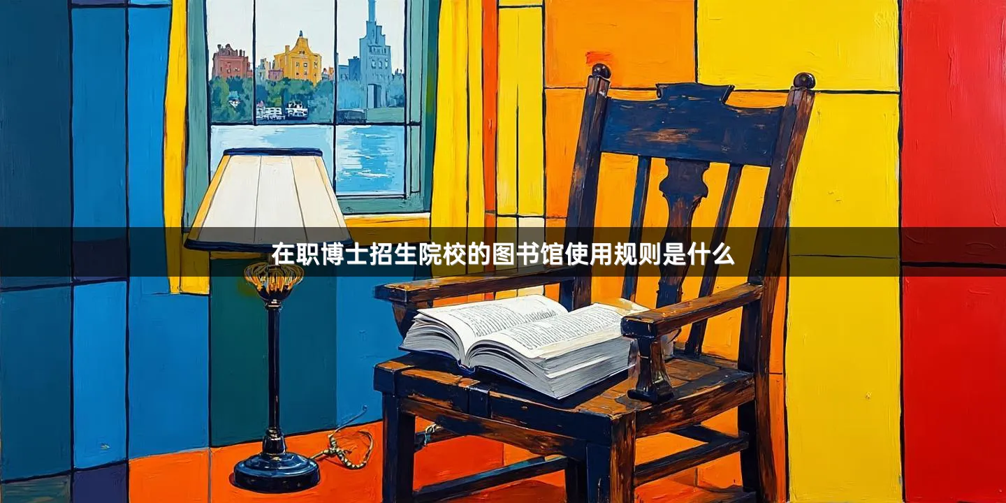 在职博士招生院校的图书馆使用规则是什么