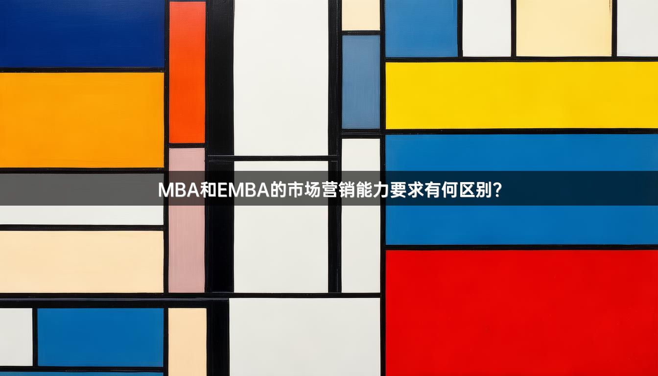 MBA和EMBA的市场营销能力要求有何区别？