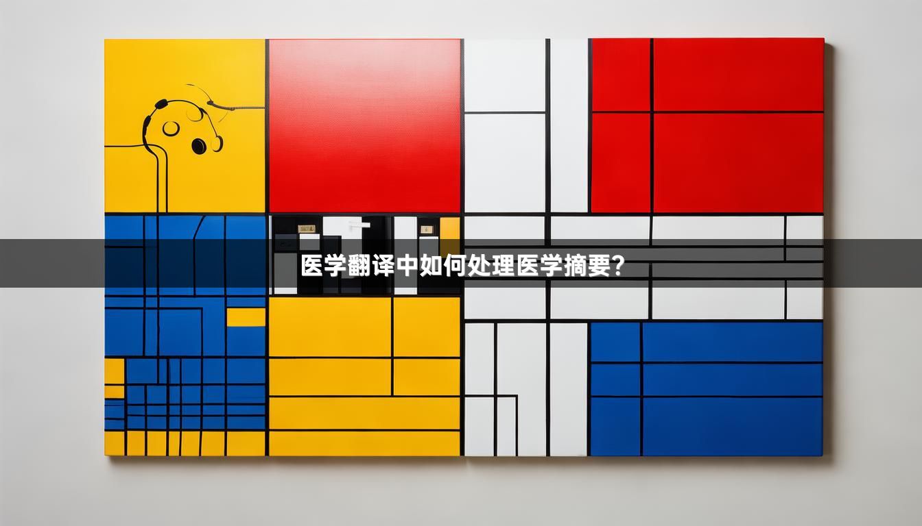 医学翻译中如何处理医学摘要？