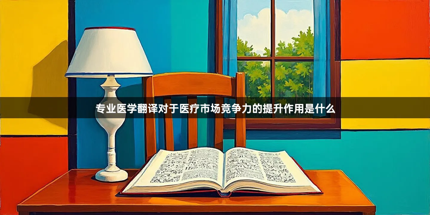 專業(yè)醫(yī)學翻譯對于醫(yī)療市場競爭力的提升作用是什么