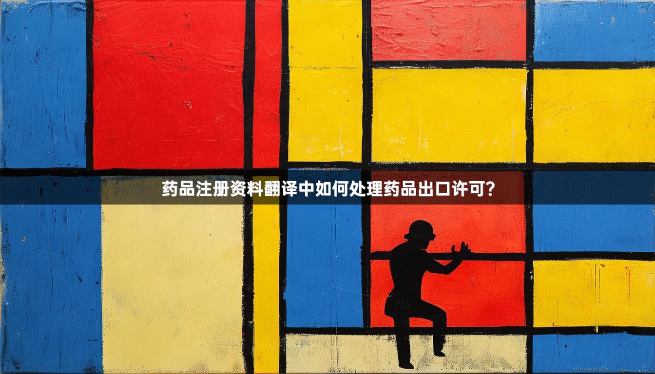 药品注册资料翻译中如何处理药品出口许可？