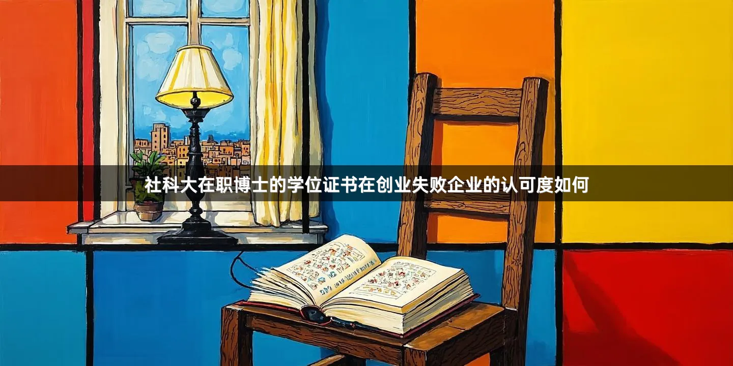 社科大在职博士的学位证书在创业失败企业的认可度如何