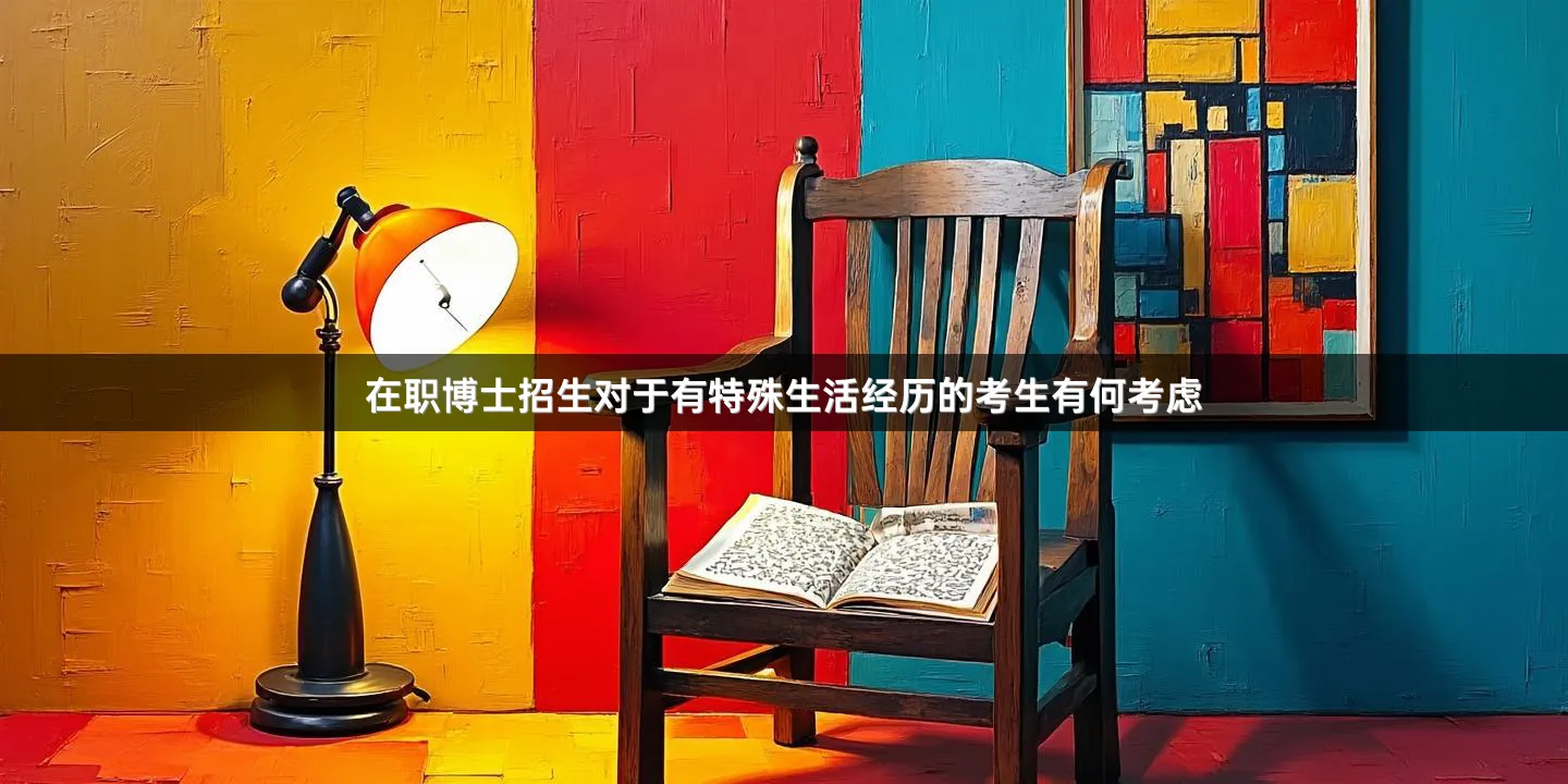 在职博士招生对于有特殊生活经历的考生有何考虑