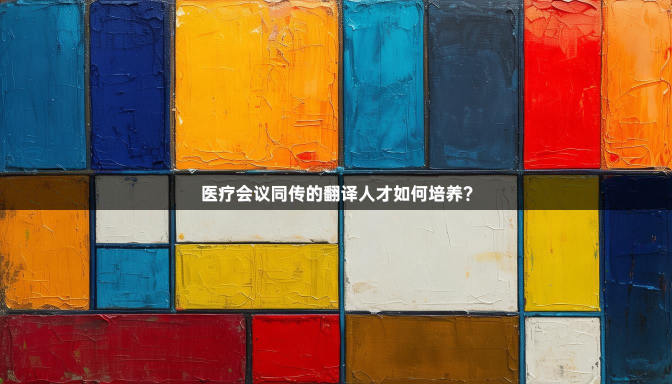 医疗会议同传的翻译人才如何培养？