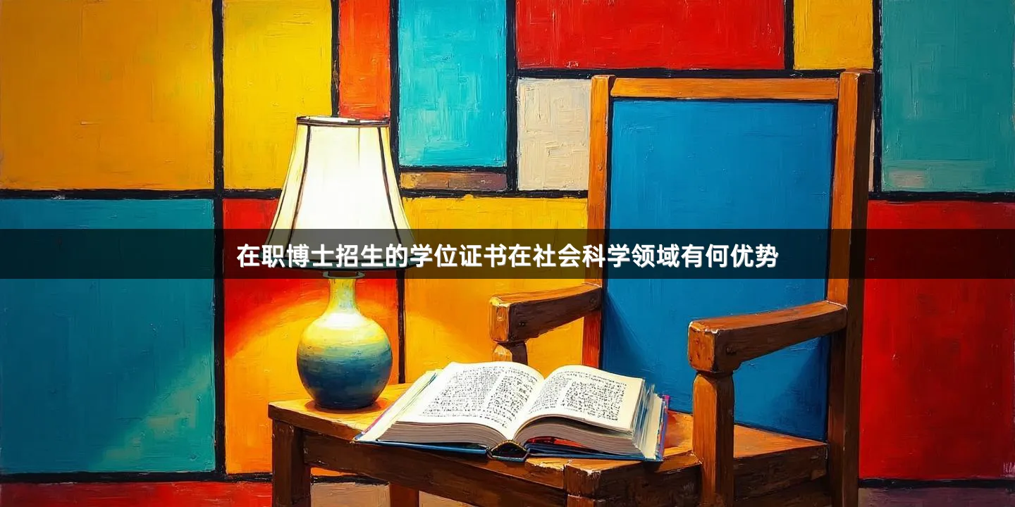 在职博士招生的学位证书在社会科学领域有何优势