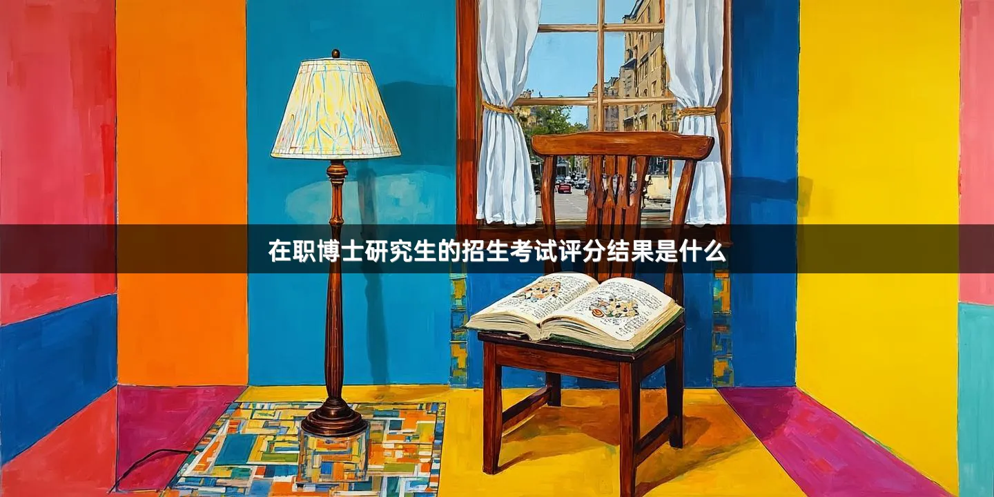 在职博士研究生的招生考试评分结果是什么