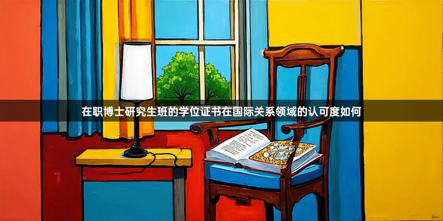 在职博士研究生班的学位证书在国际关系领域的认可度如何