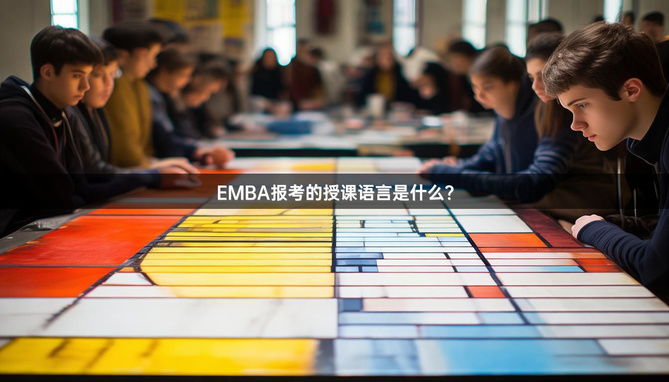 EMBA报考的授课语言是什么？