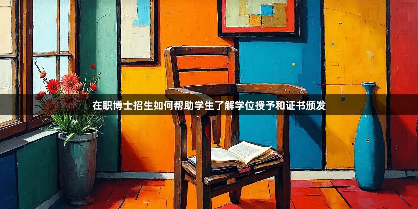 在职博士招生如何帮助学生了解学位授予和证书颁发