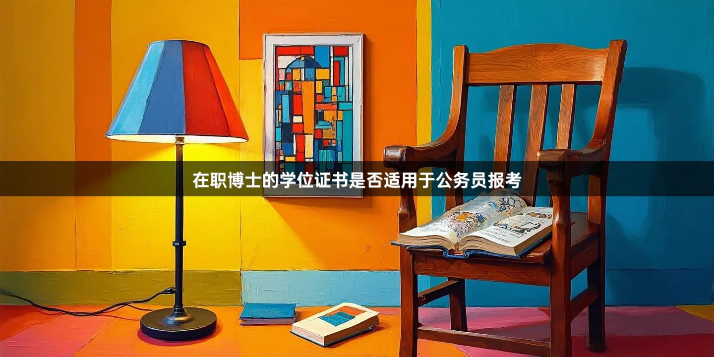 在职博士的学位证书是否适用于公务员报考