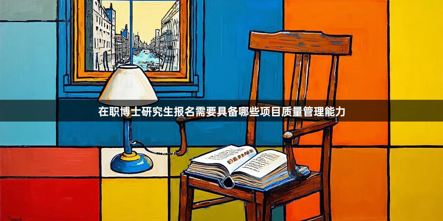 在职博士研究生报名需要具备哪些项目质量管理能力