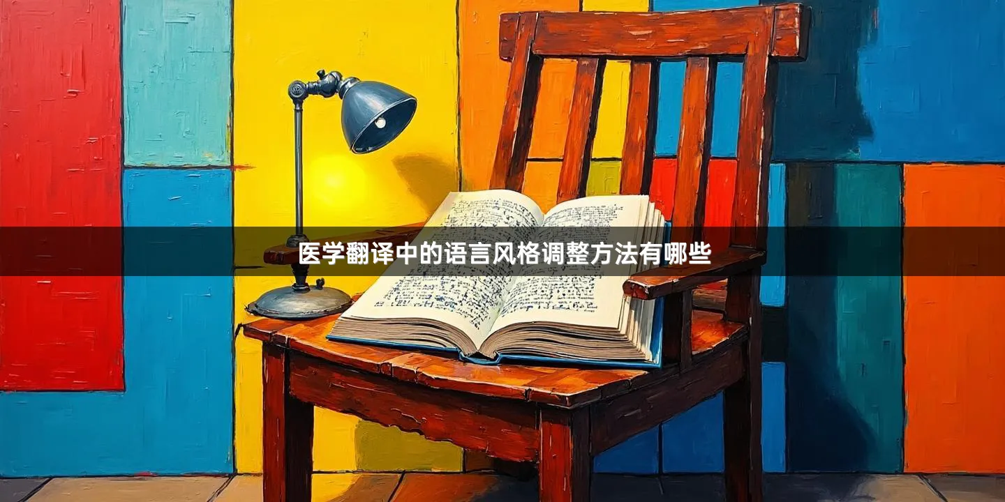 医学翻译中的语言风格调整方法有哪些