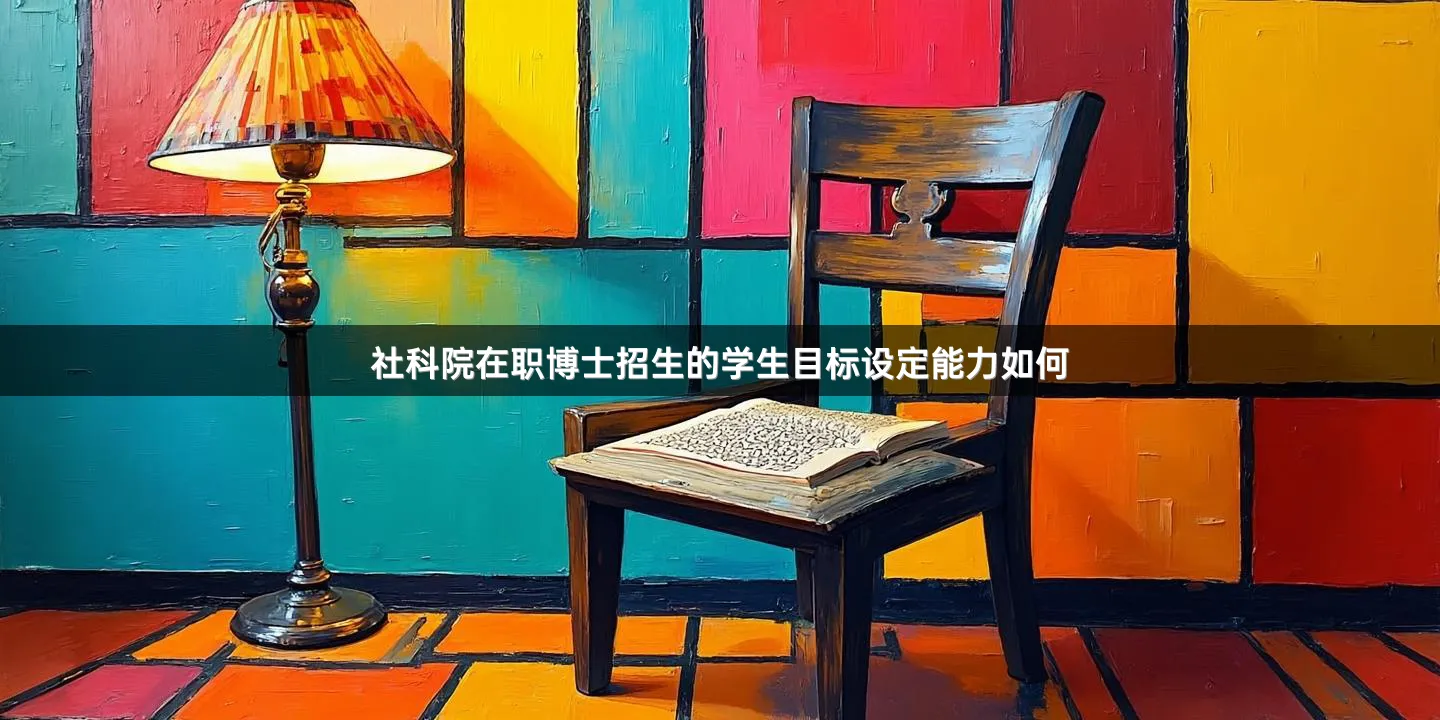 社科院在职博士招生的学生目标设定能力如何