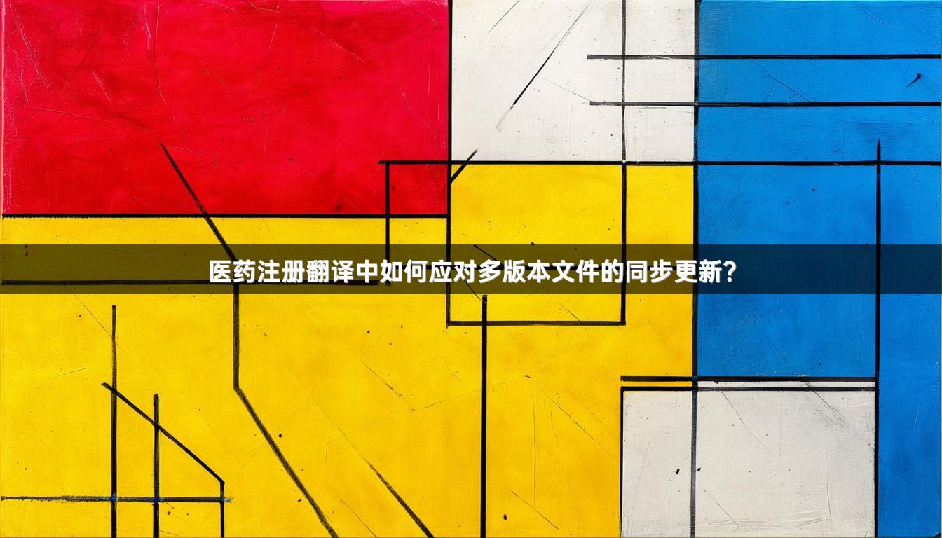 医药注册翻译中如何应对多版本文件的同步更新？