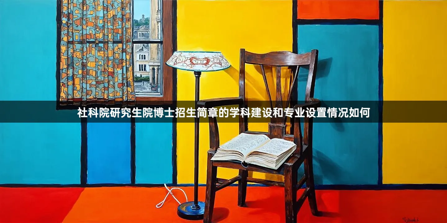 社科院研究生院博士招生简章的学科建设和专业设置情况如何