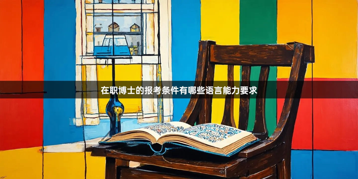 在职博士的报考条件有哪些语言能力要求