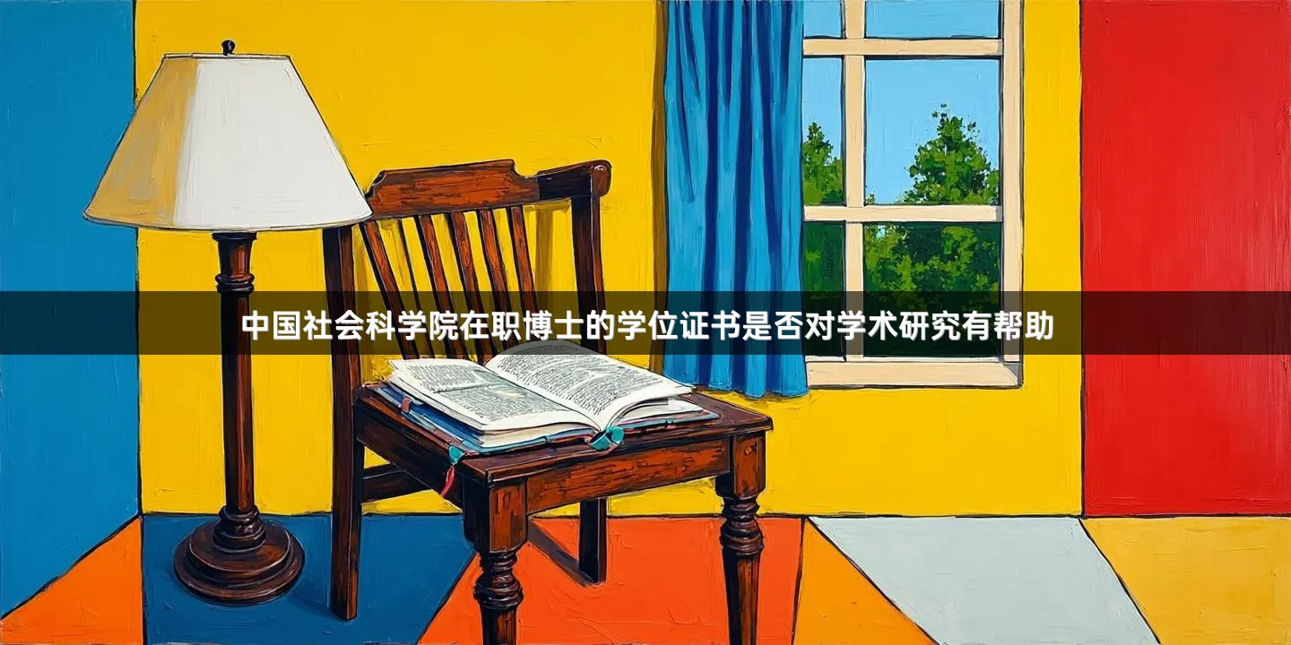 中国社会科学院在职博士的学位证书是否对学术研究有帮助