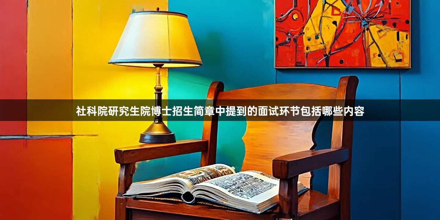 社科院研究生院博士招生简章中提到的面试环节包括哪些内容