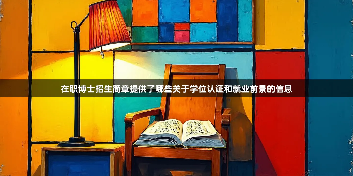 在职博士招生简章提供了哪些关于学位认证和就业前景的信息