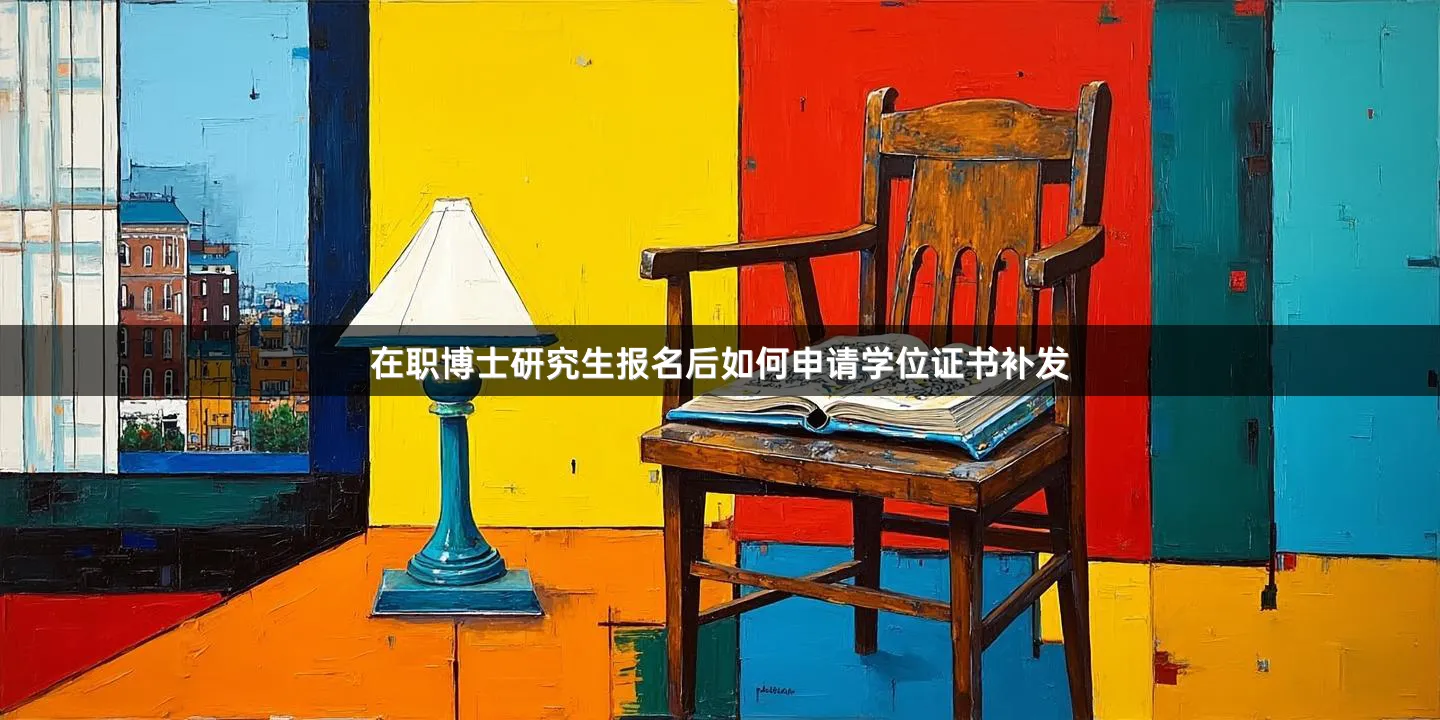 在职博士研究生报名后如何申请学位证书补发